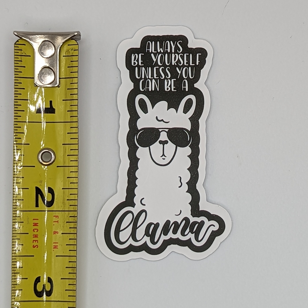 Llama Sticker - Picture 2 of 2